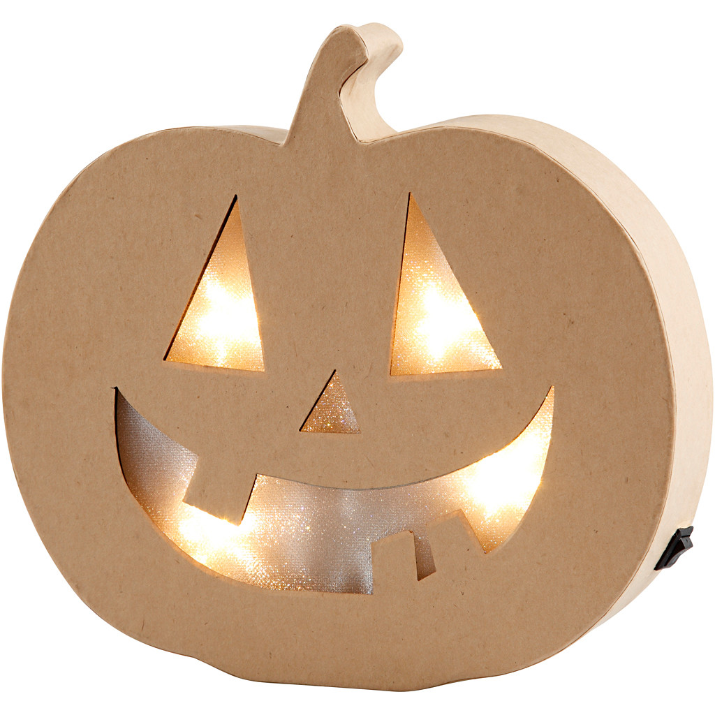 Halloween græskar med lys batteridrevet