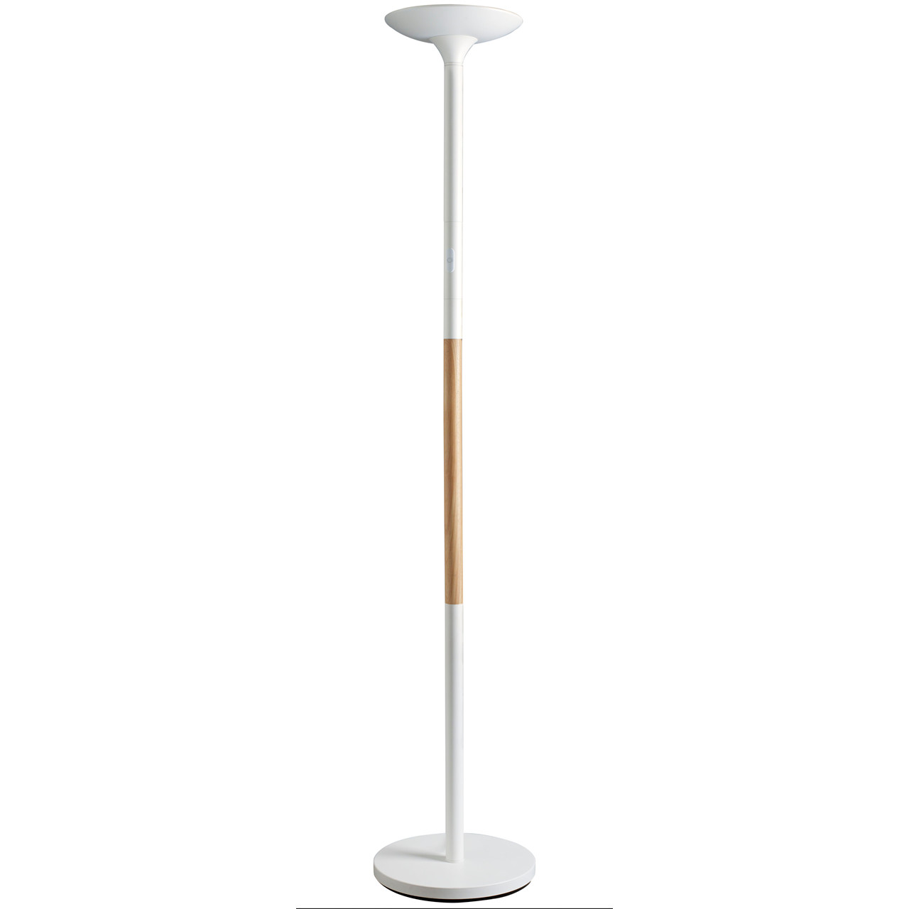 Gulv-lampe Unilux Pryska UpLight hvid/træ