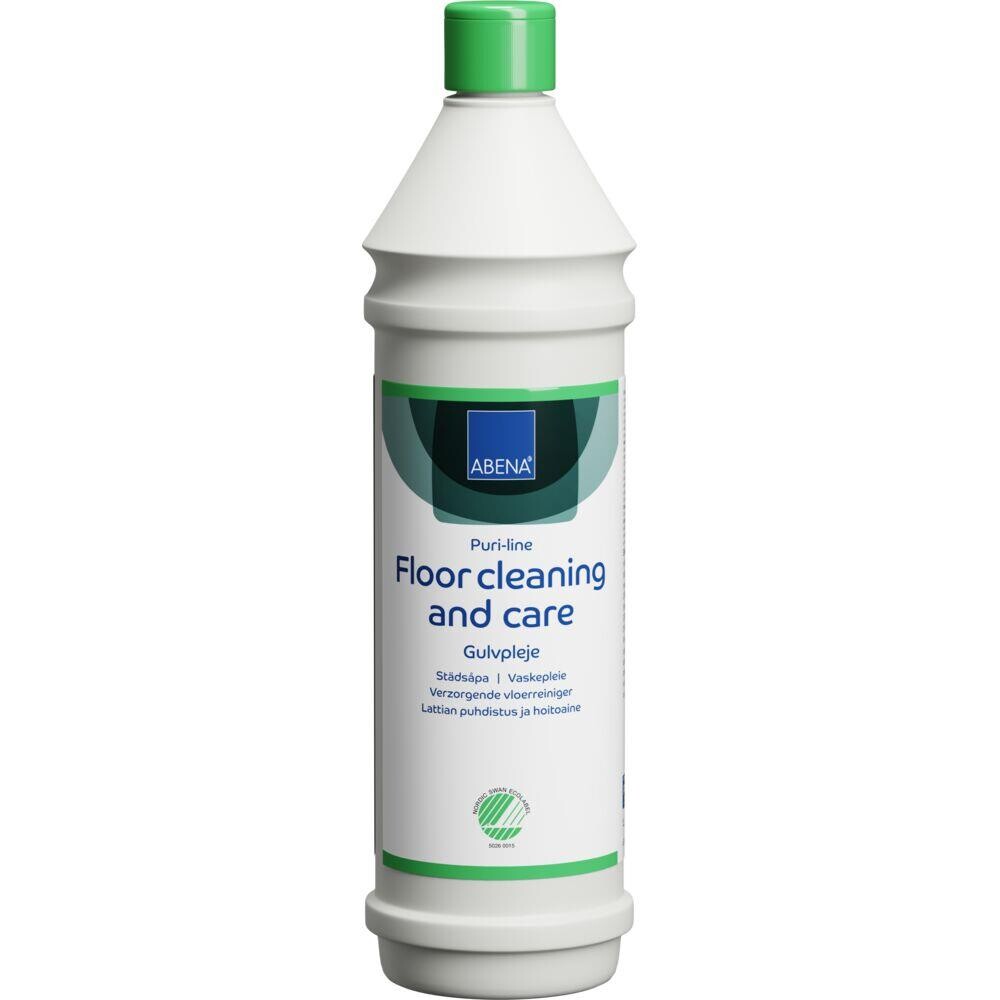 Gulvpleje - ABENA Puri-Line - Med farve og parfume, uden voks - 1 L