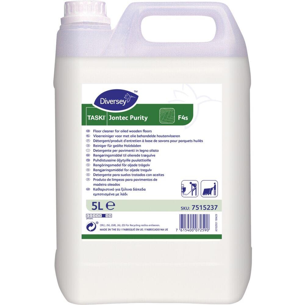 Gulvrengøring, Taski Jontec Purity, til olierede gulve, 5 l - 3 stk