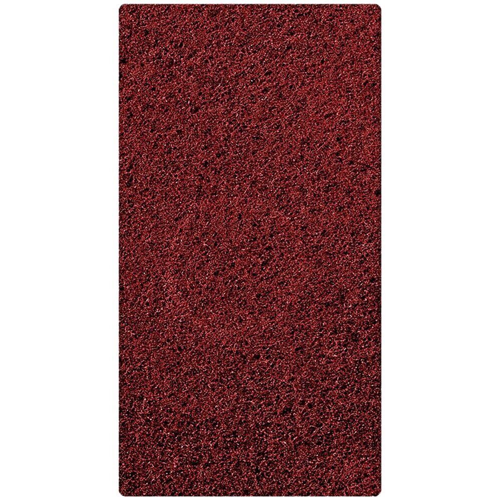 Gulvrondel, 25x13,5cm, rød, til daglig rengøring - 10 stk