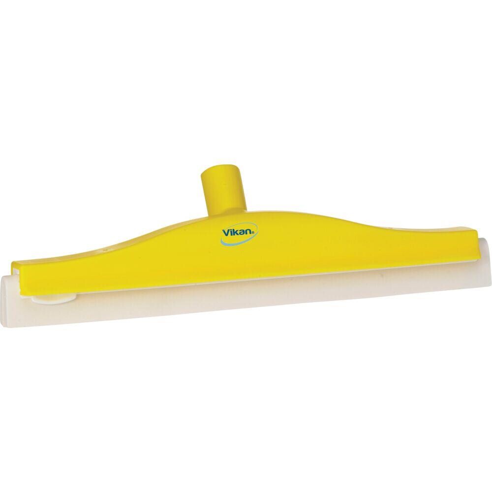 Gulvskraber, Vikan Hygiejne, gul, med drejeled, 40 cm