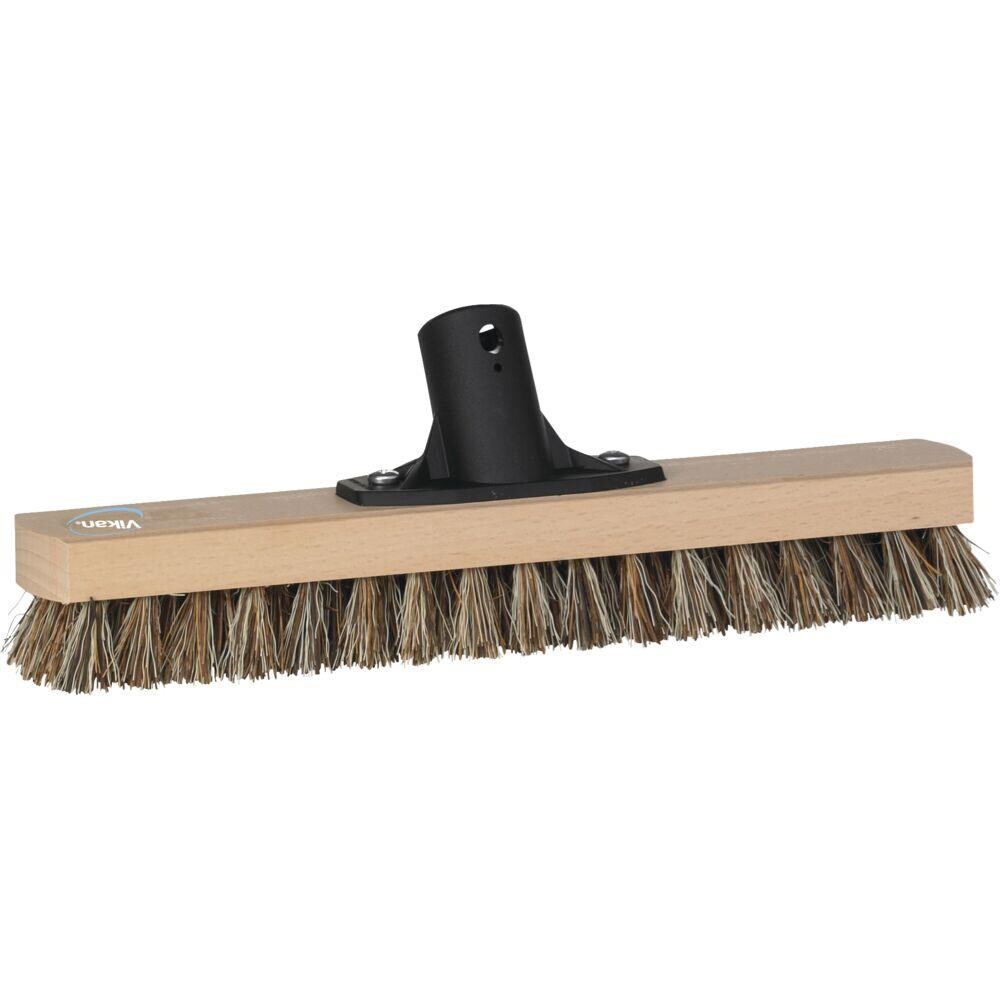 Gulvskrubbe 30 cm - Vikan Classic - Stiv - Brun