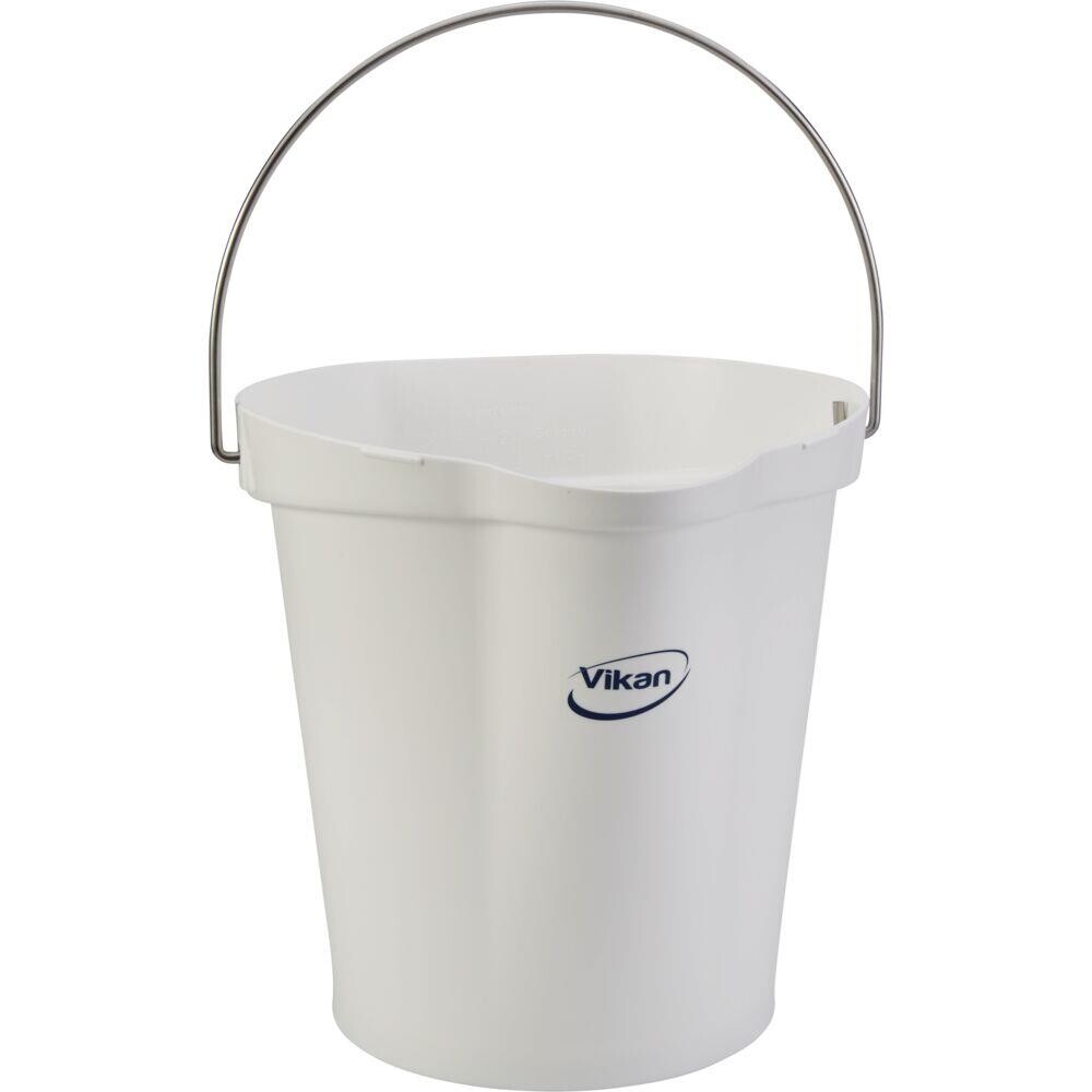 Gulvspand, Vikan Hygiejne, hvid, 12 l, 31,80 cm,