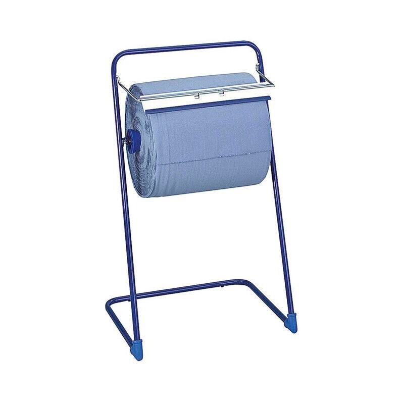 Gulvstativ t/papirrulle blå max rullebredde 38cm