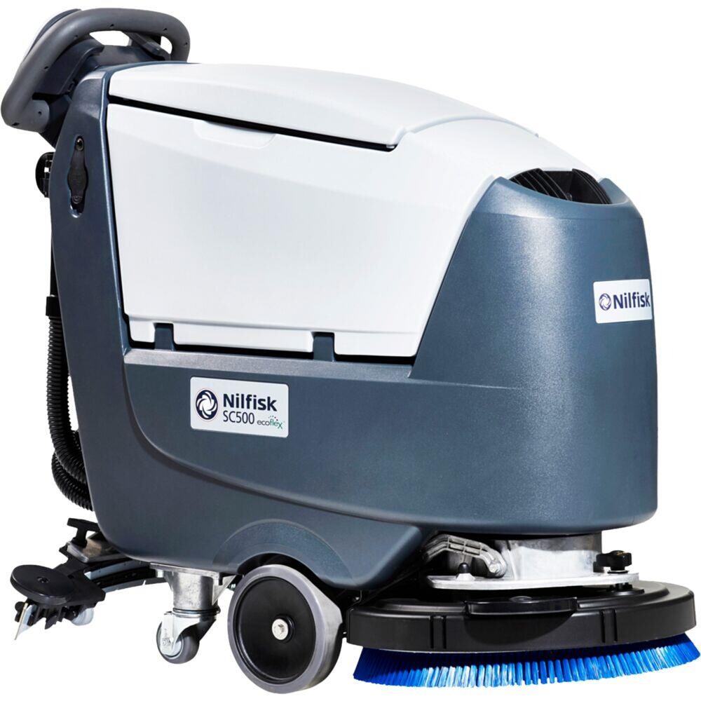 Gulvvasker, Nilfisk, SC500 53 D, grå, 2-rums, walk-behind, 45/45 l, 530 mm