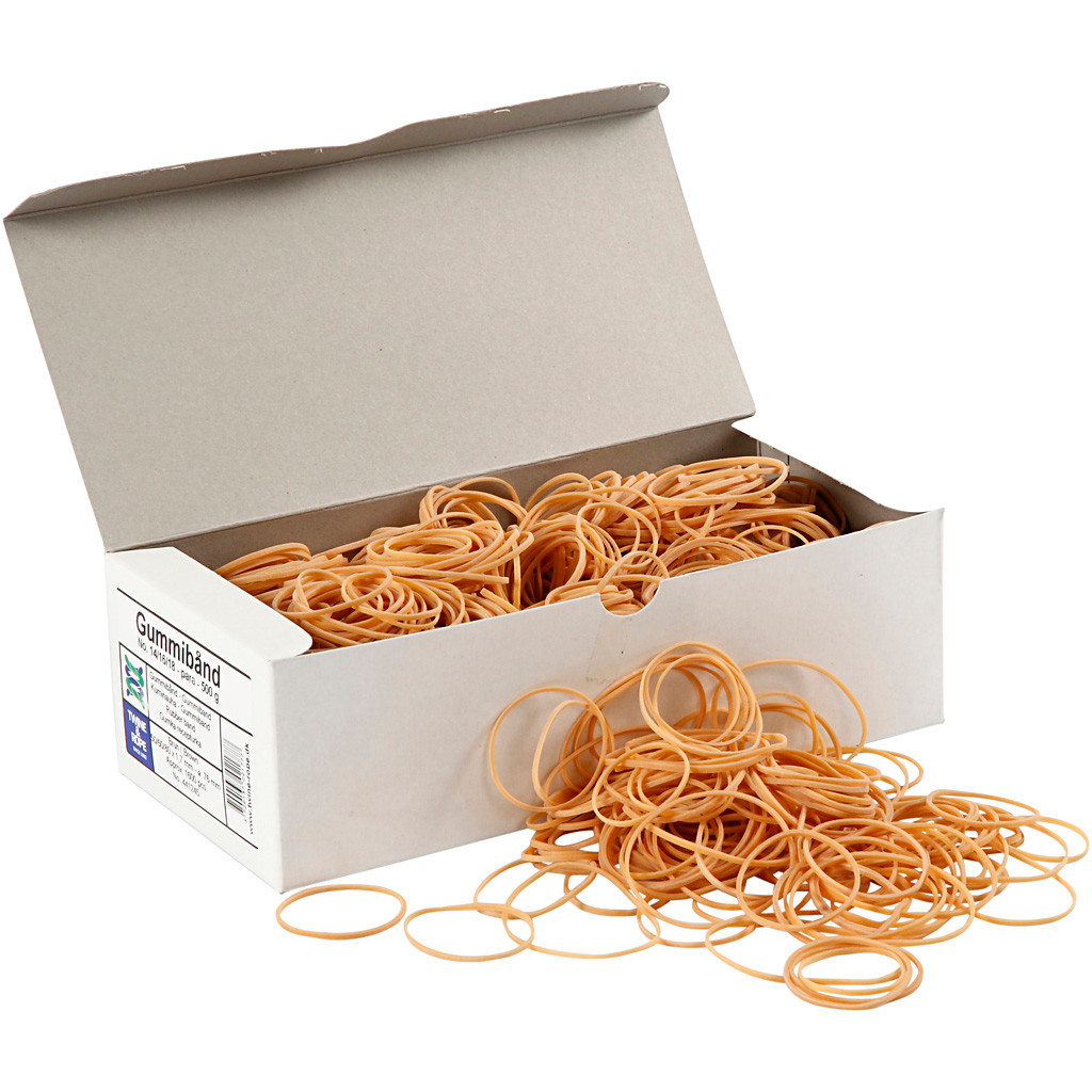 Gummibånd, 5-8 cm, 500g