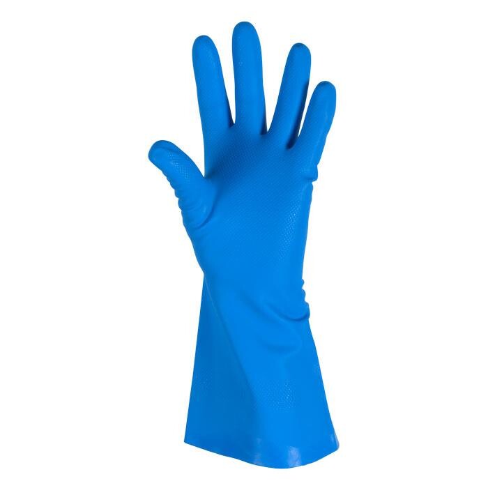 Gummihandsker M nitril blå (7 ½-8) 1 par - 12 par
