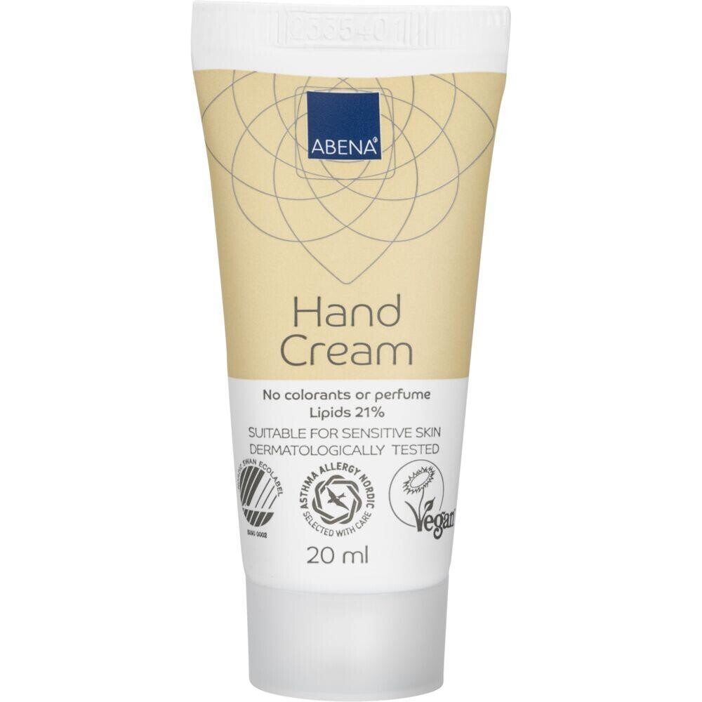 Håndcreme - ABENA - 20 ml - 21% fedt - uden farve og parfume - 250 stk
