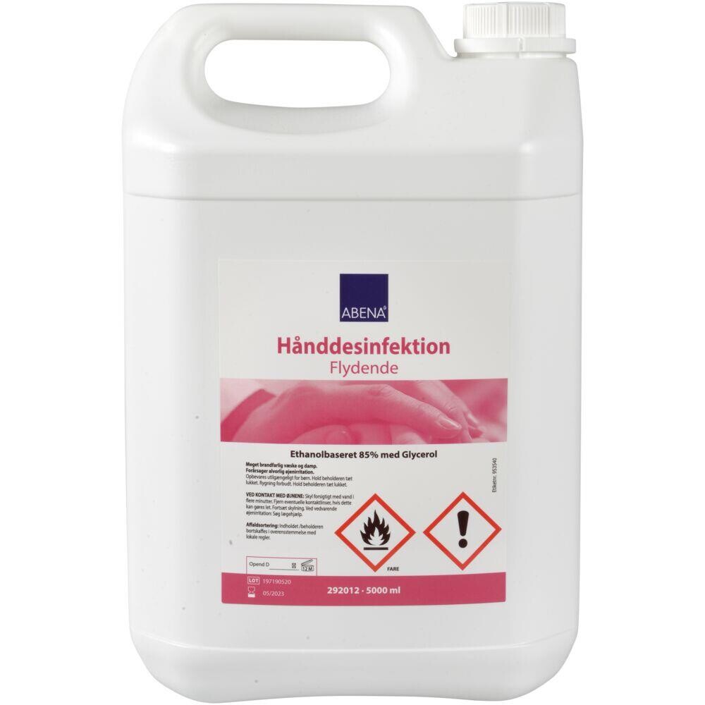 Hånddesinfektion 85% Abena 5000 ml til påfyldning