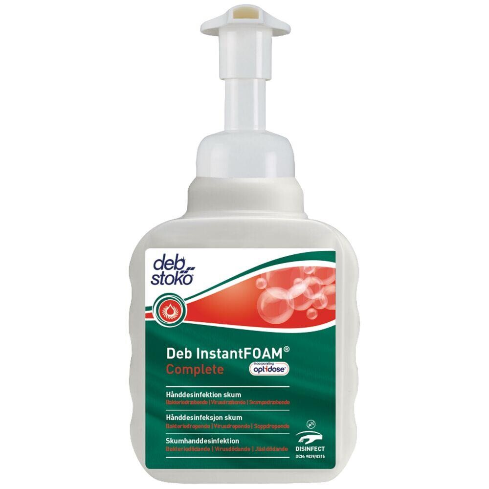 Hånddesinfektion Deb InstantFOAM Complete Optidose 400 ml 80% ethanol - 12 stk