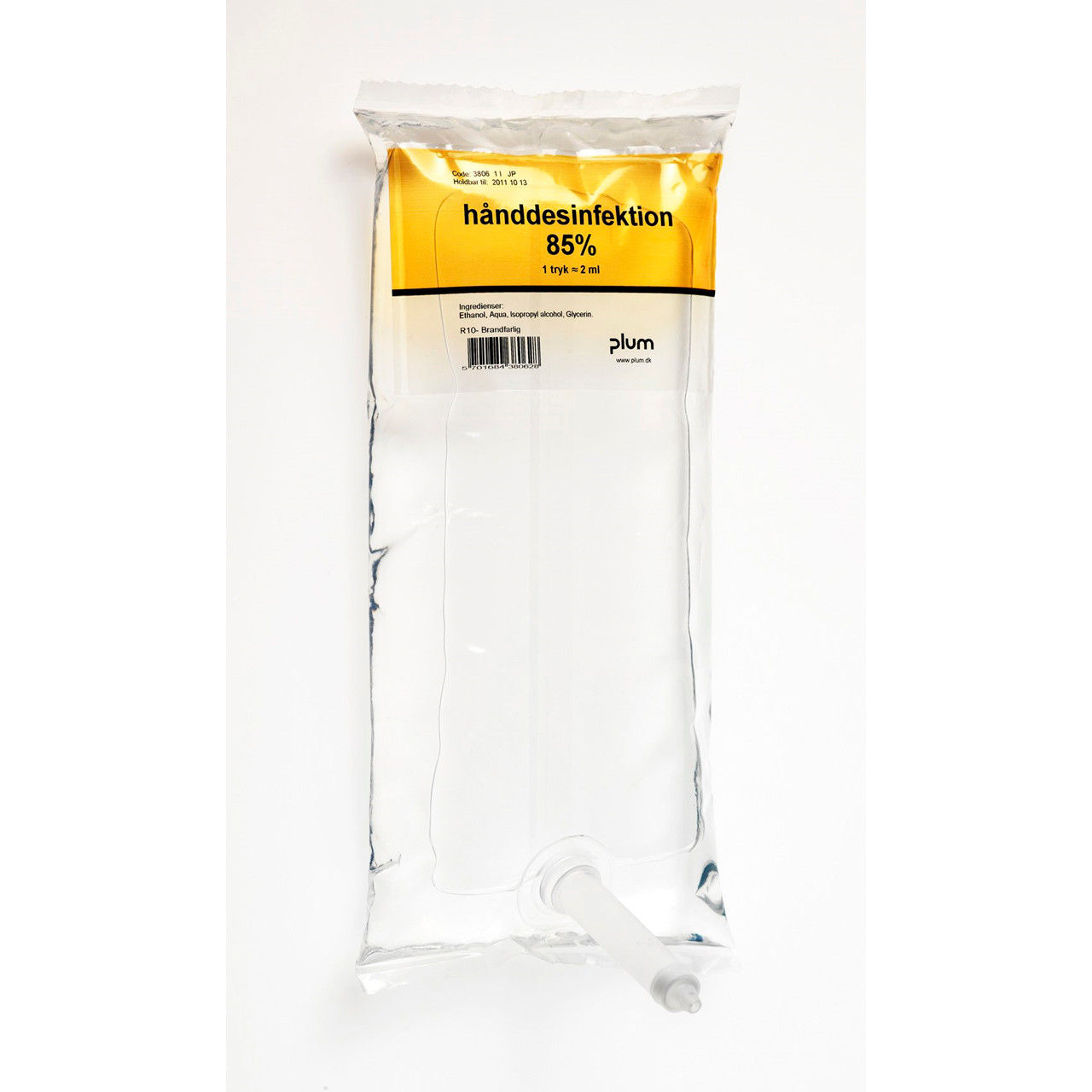 Hånddesinfektion - Plum 85% Refill 1L - 6 stk - Til Combiplum dispenser