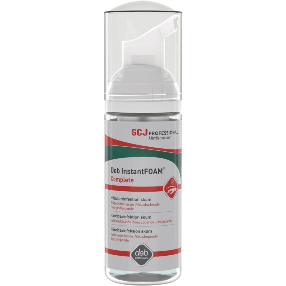 Hånddesinfektion - SC Johnson InstantFOAM Complete 47ml - 80% Ethanol - Med pumpe - 12 stk