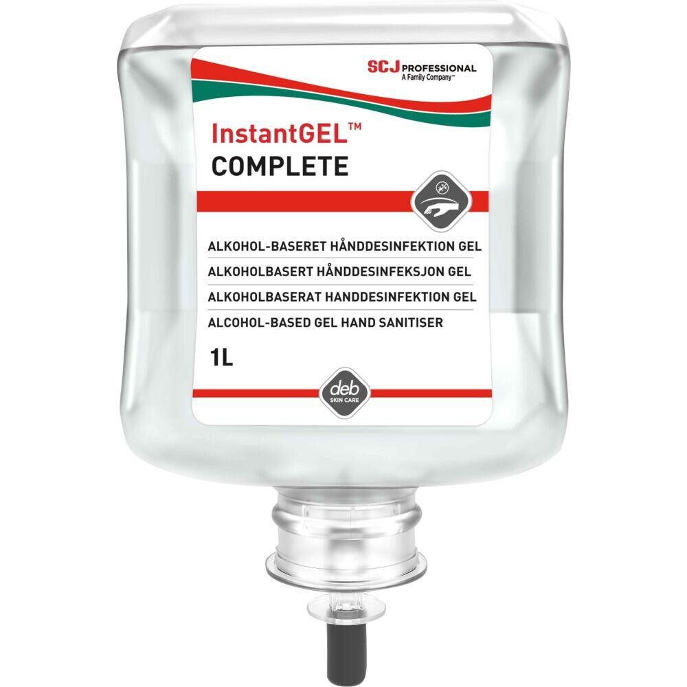 Hånddesinfektion SC Johnson InstantGEL Complete 1000 ml gel, 80% ethanol - 6 stk