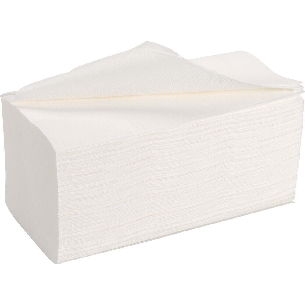 Håndklædeark - ABENA Care-Ness Excellent - 2-lags V-fold - 21x20,8 cm - 4000 stk/20 pakker