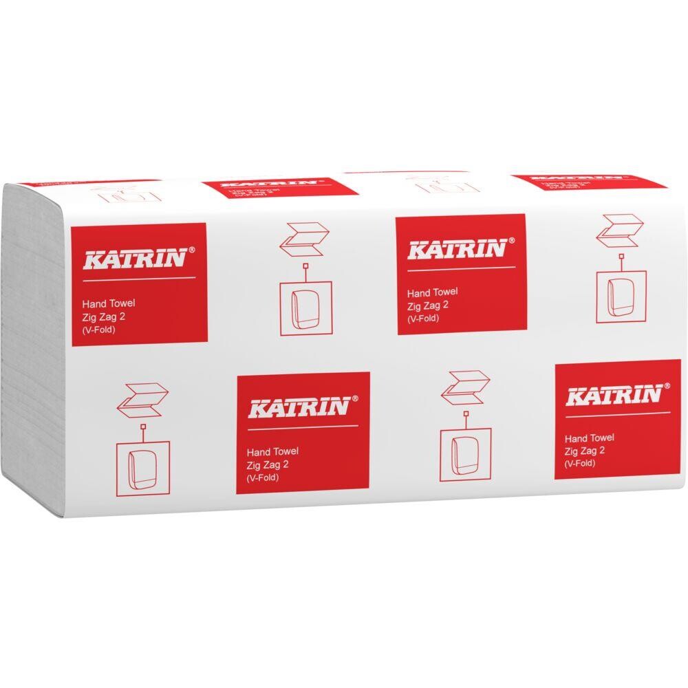 Håndklædeark - Katrin 35298 - 2-lags - V-fold - Hvid - 20 pakker