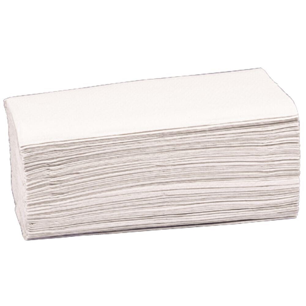 Håndklædeark Neutral - 2-lags, V-fold - 23x24 cm, natur - 200 ark pr. pakke, 20 pakker