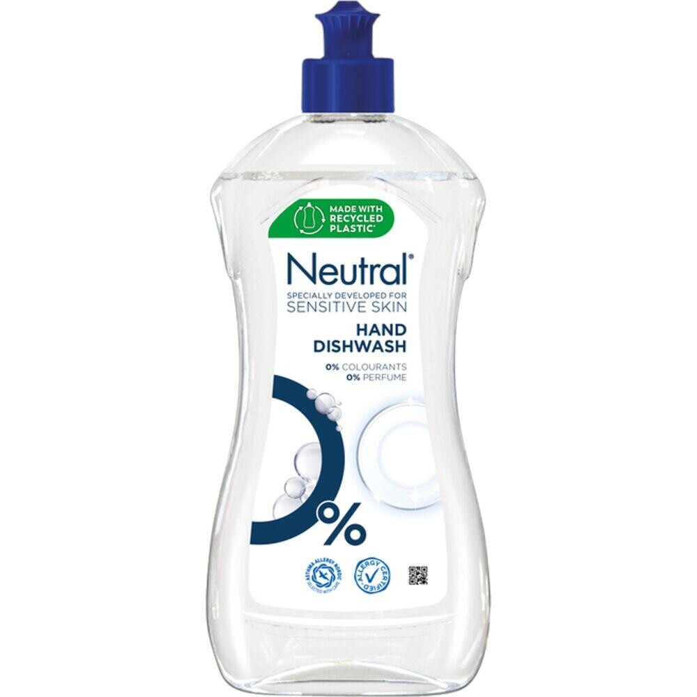 Håndopvask - Neutral - Uden farve og parfume - 500 ml - 12 stk