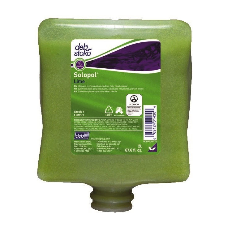 Deb Stoko Solopol Lime Håndrens LIM2LT- 2 liter refill