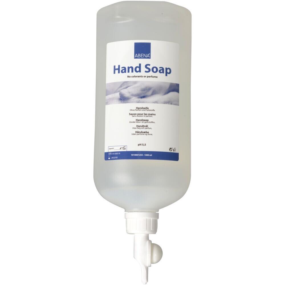 Håndsæbe - Abena - Uden farve og parfume - 1000 ml - 10 stk