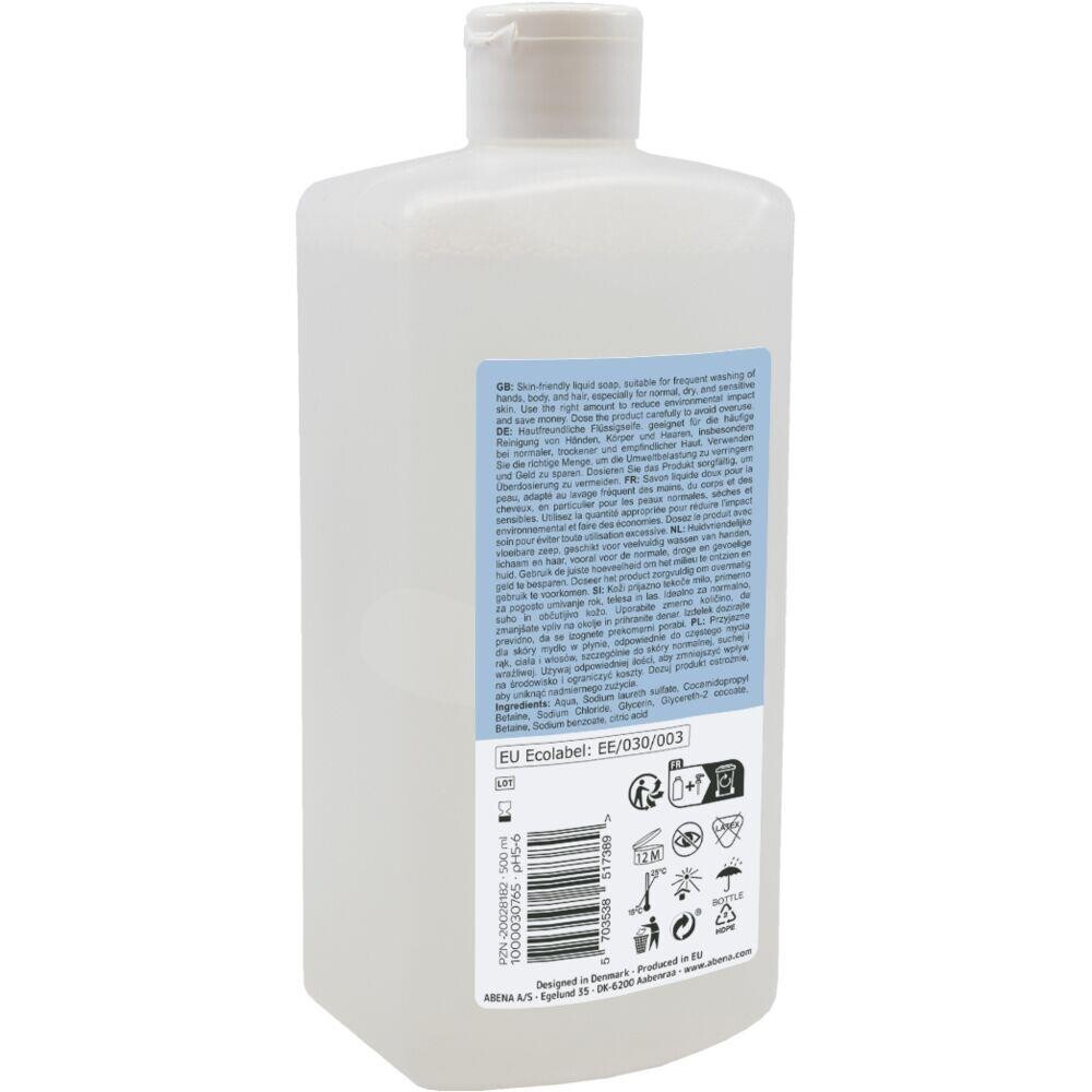 Håndsæbe, ABENA, 500 ml, uden farve og parfume - 24 stk