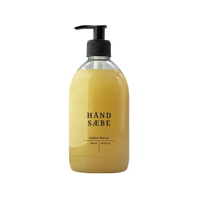Håndsæbe Golden Nectar 500ml med sort pumpe - 8 stk