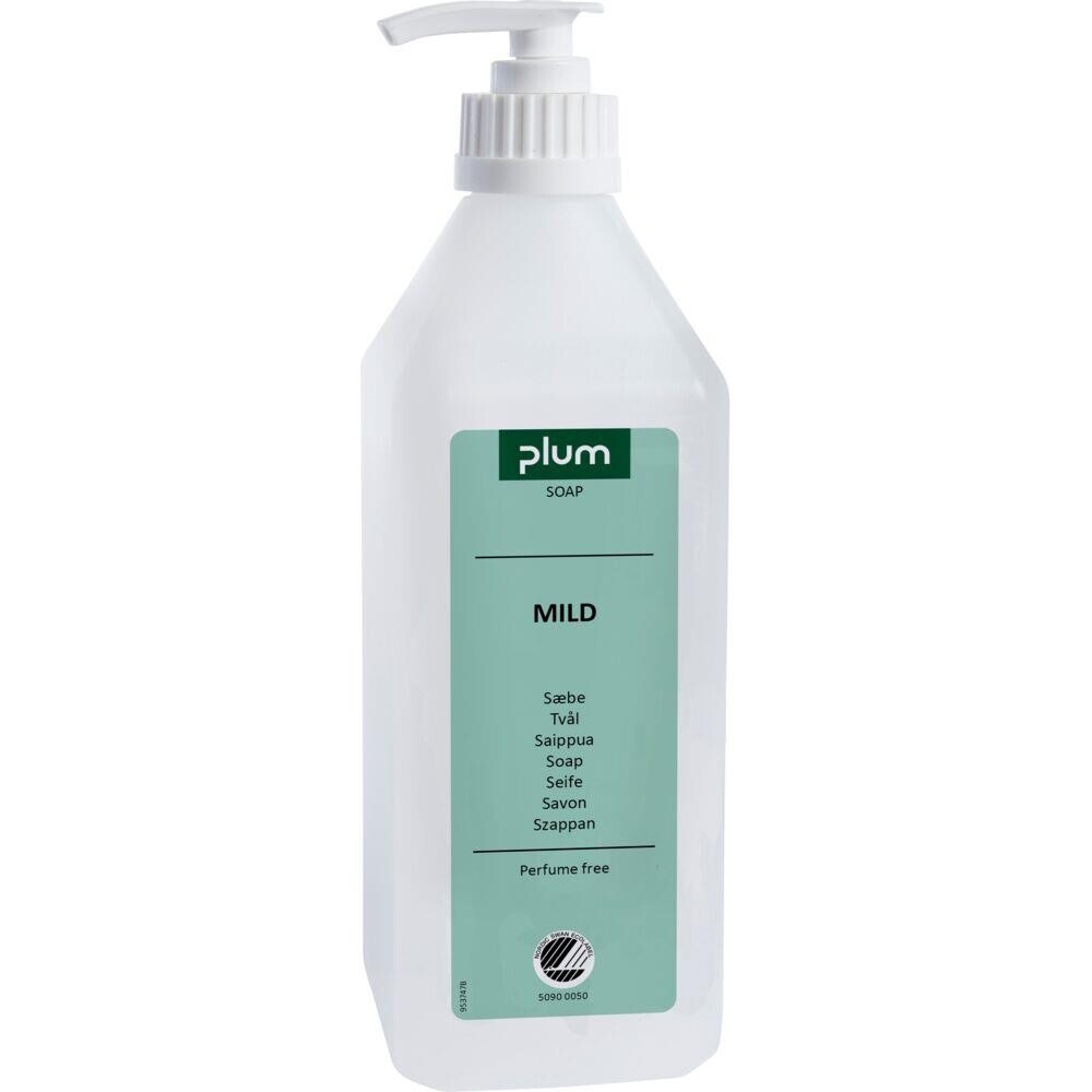 Håndsæbe, Plum, uden farve og parfume, med pumpe, 600 ml - 15 stk
