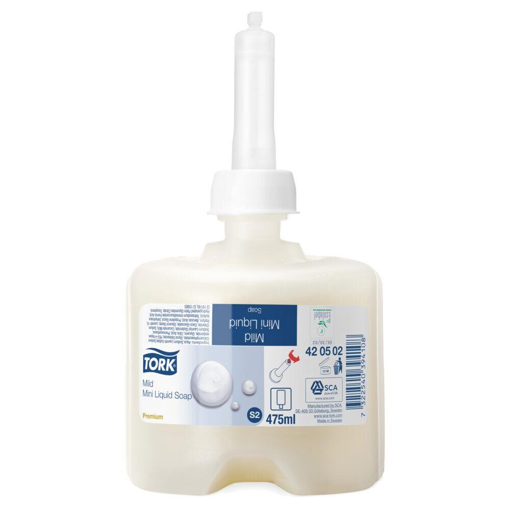 Håndsæbe - Tork 420502 Premium - Med farve og parfume - 475 ml - 8 stk