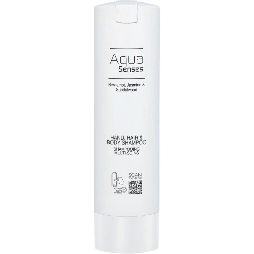 Hår, hånd og bodyshampoo, Aqua Senses, 300 ml