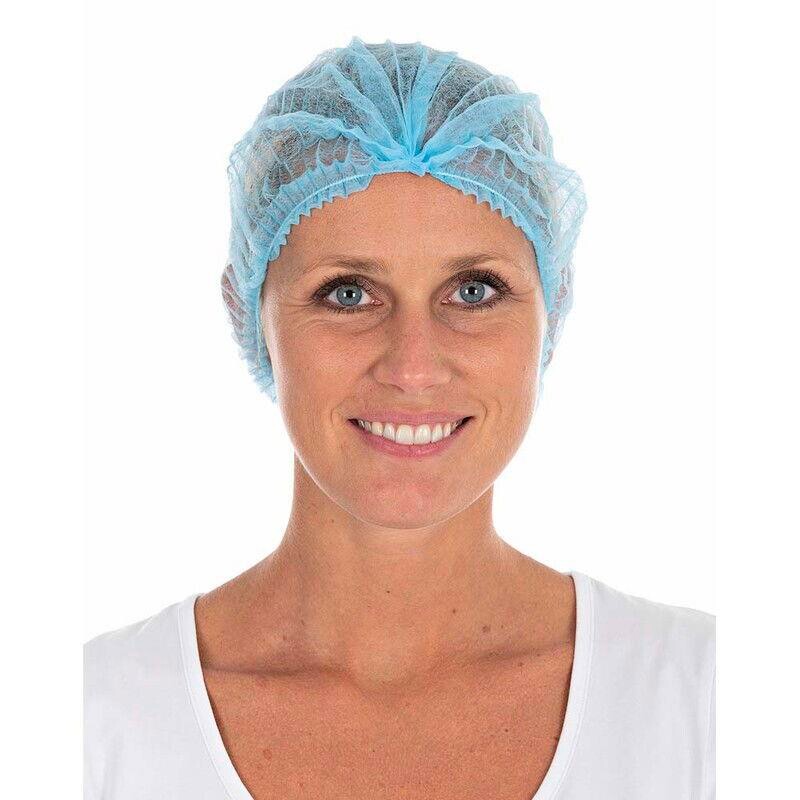 Hårnet Mob Cap one-size blå 1000stk/pak