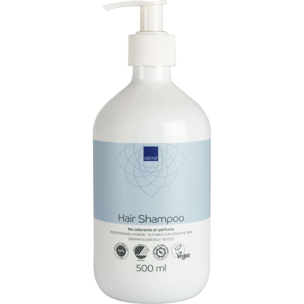 Hårshampoo, ABENA, 500 ml, uden farve og parfume - 1 stk