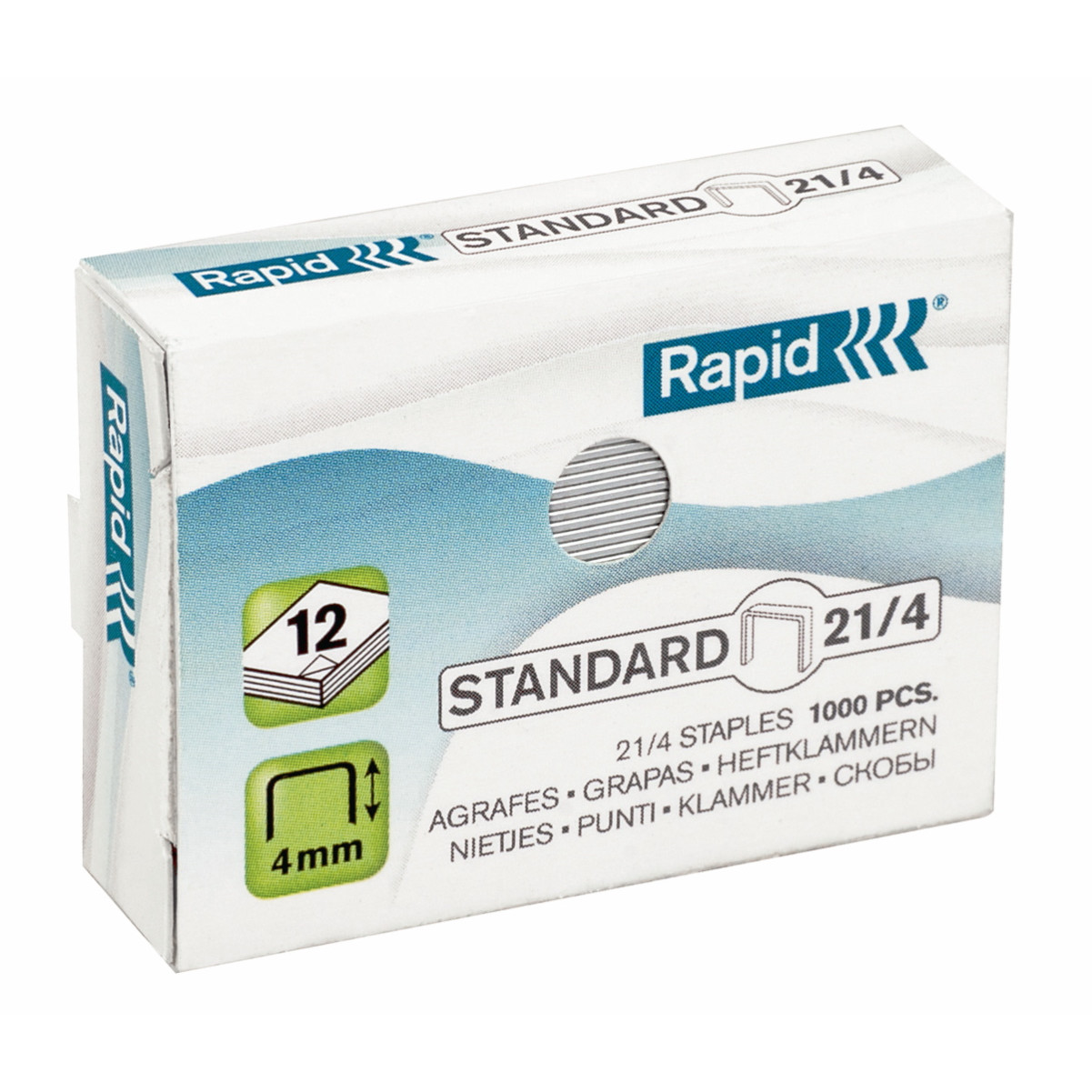 Hæfteklammer - Rapid Standard 21/4 Galvaniseret - 1000 stk