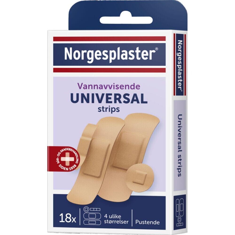 Hæfteplaster - Kvikk Universal vandfast - 4 størrelser - 18 stk