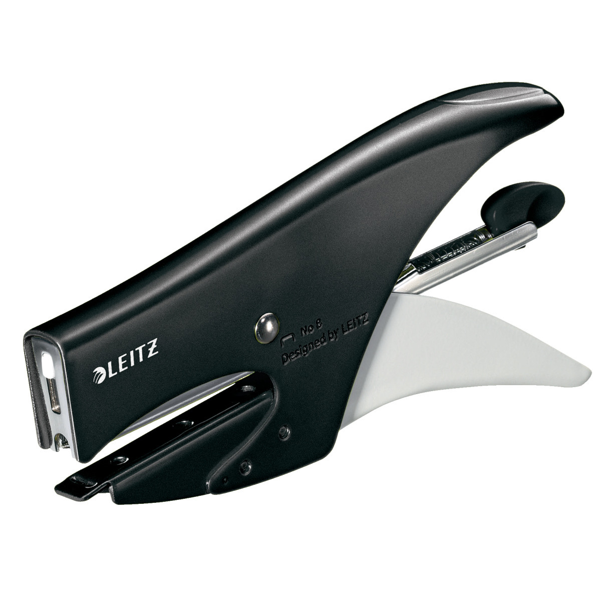 Hæftemaskine - Leitz 5547 15ark metallic sort