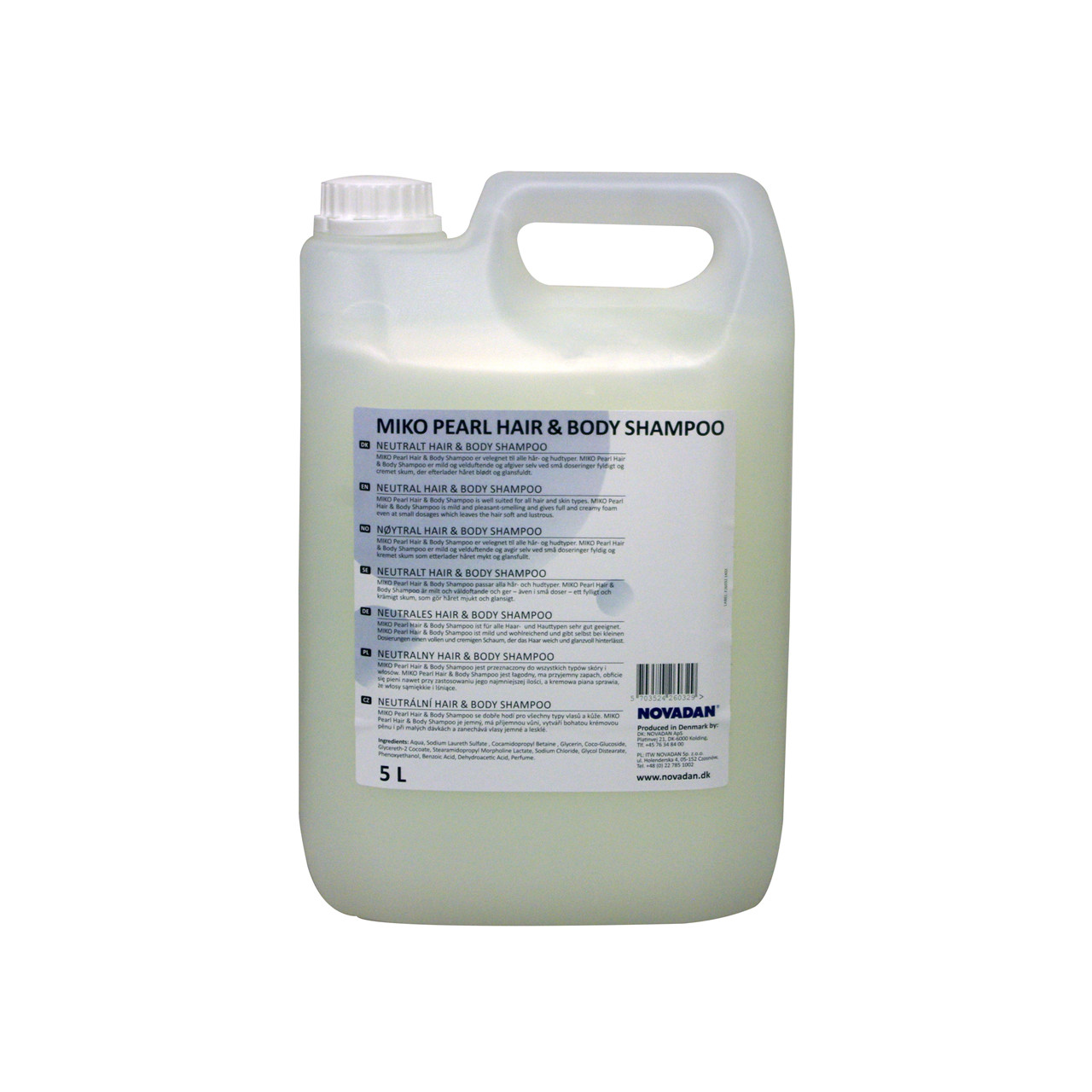 Shampoo Hair and body Miko Pearl 5l - 3 stk