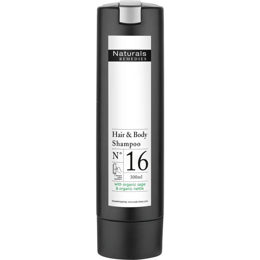 Hair & Body, Naturals Remedies, 300 ml, sort - 30 stk