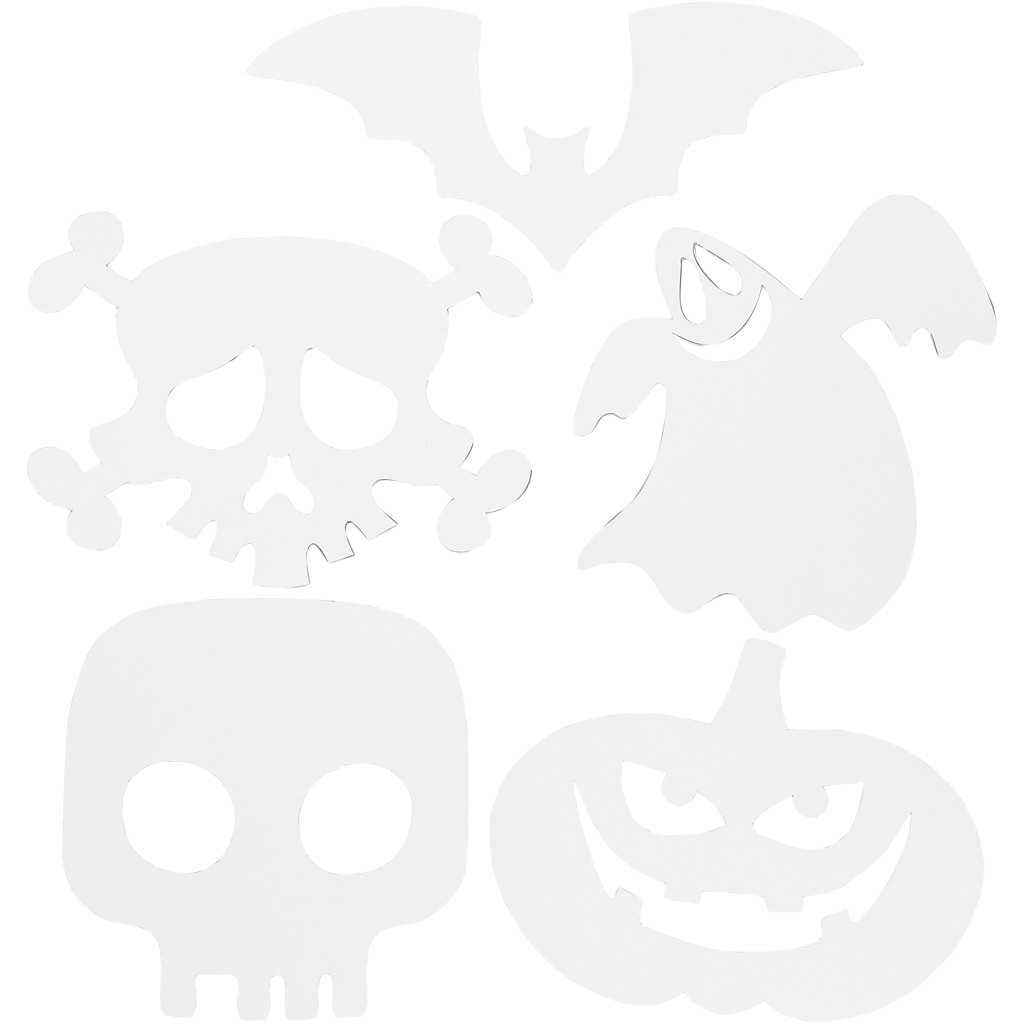 Halloween figurer største størrelse 25 x 17 cm 230 gram | 16 stk.