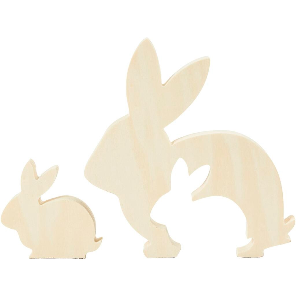 Hare H: 5+11,5 cm B: 5,5+11 cm krydsfiner 1sæt dybde 1,2 cm