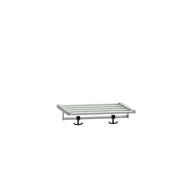 Hattehylde til garderobe B400xD400 mm lysegrå