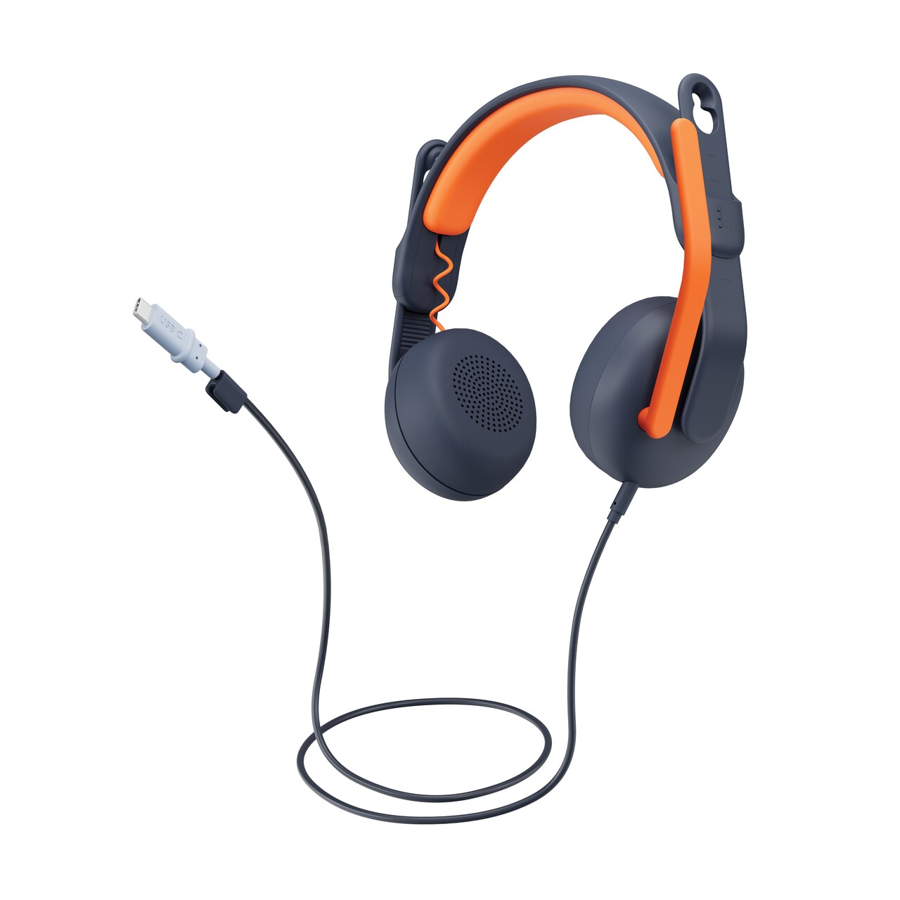 Headset Logitech Zone Learn On-Ear USB-C - Classic Blue (Edu)