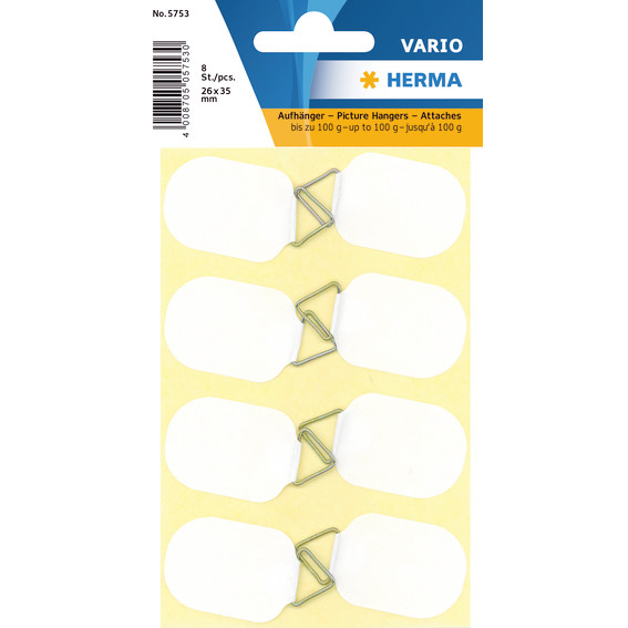 10 stk. Billedophæng Herma 26x35mm self-adhesive 8 pcs.