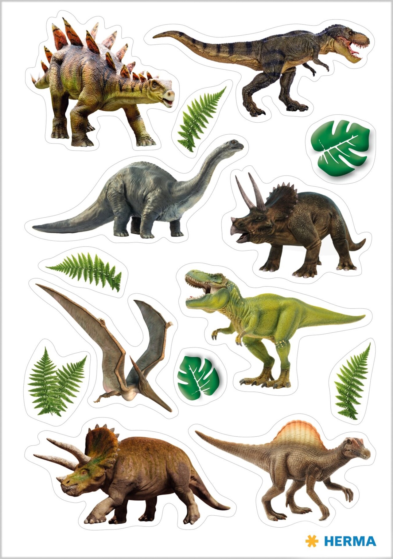 10 stk. Klistermærker Herma stickers Decor dinosaurus (3) - Køb minimum 10 stk.