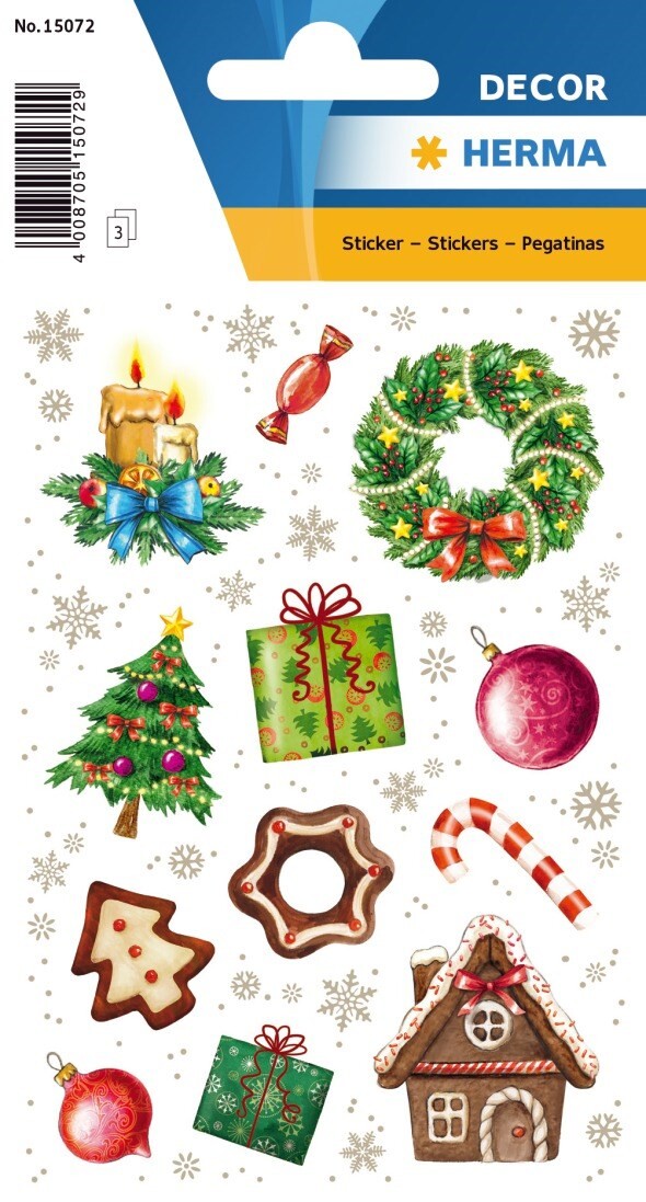 10 stk. Stickers Decor HERMA juletid (3)