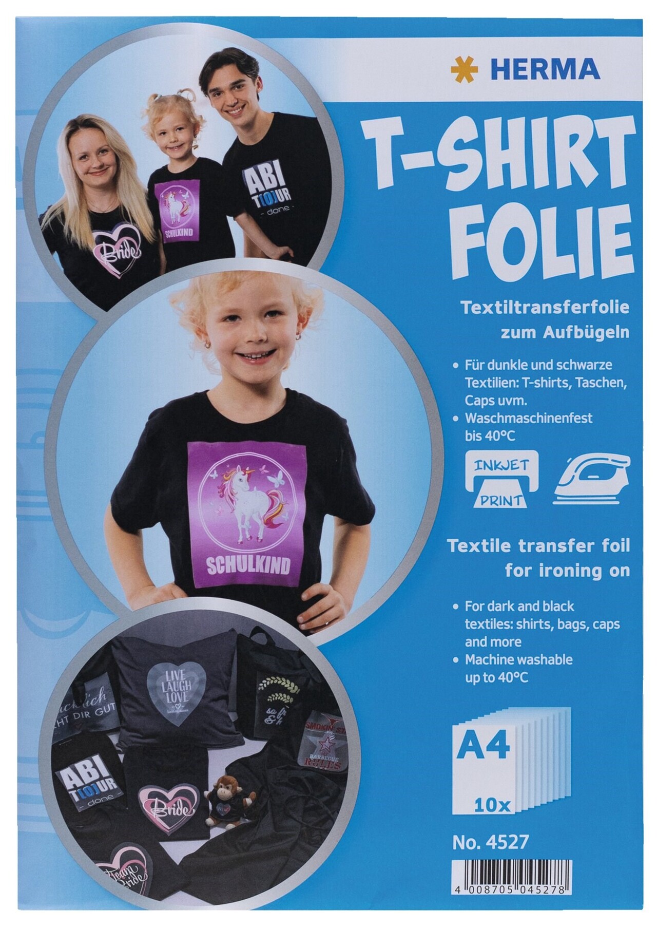 Herma T-shirt folie mørk (10)