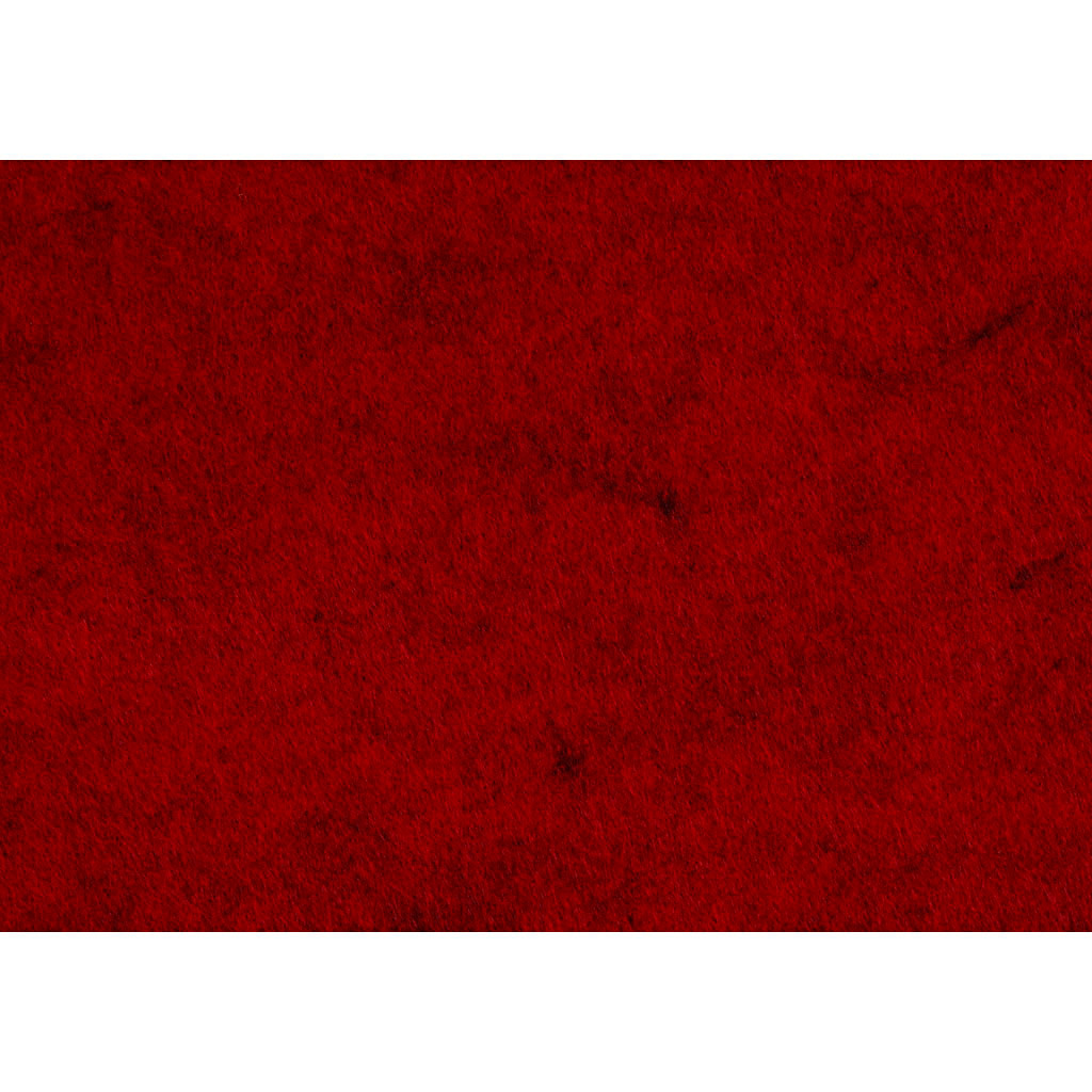 Hobbyfilt A4 21 x 30 cm tykkelse 1,5-2 mm rød meleret | 10 ark