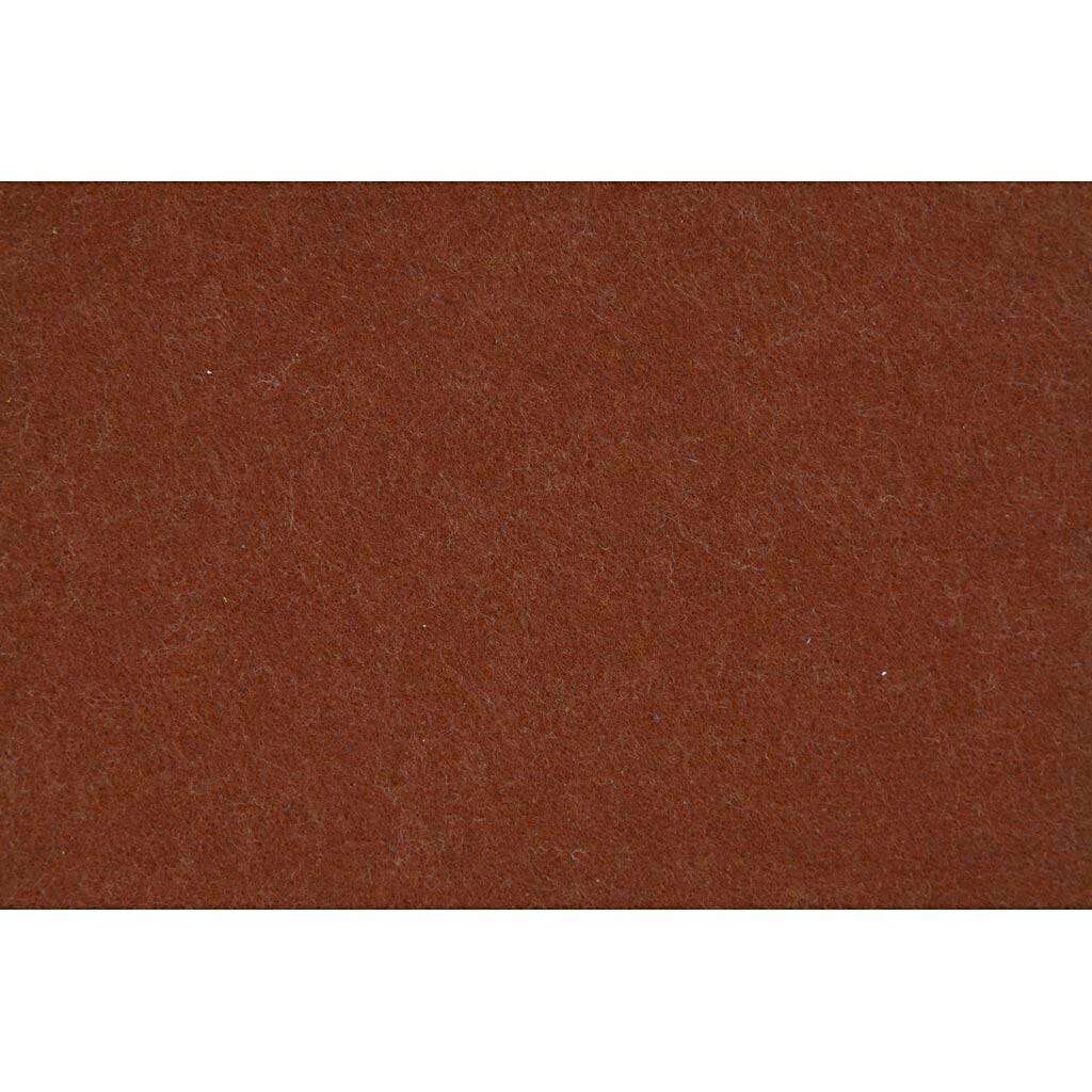 Hobbyfilt, ark 42x60 cm, tykkelse 3 mm, brun, 1 ark