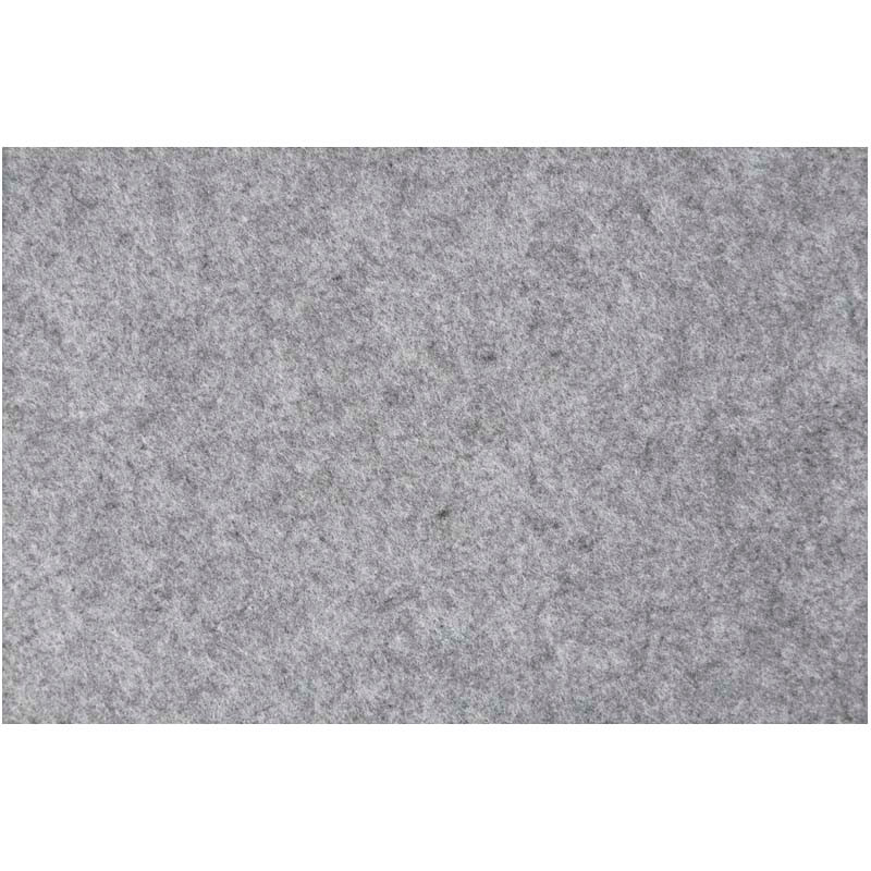 Filt ark 42 x 60 cm tykkelse 3 mm - grå
