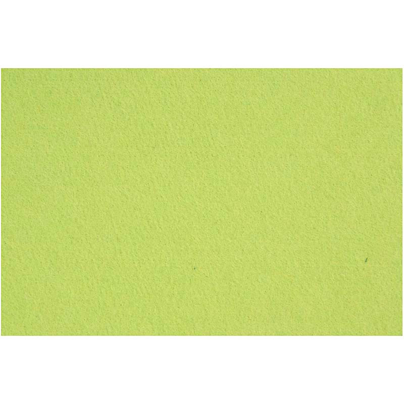 Filt stof 3 mm tyk 42 x 60 cm ark | lime grøn