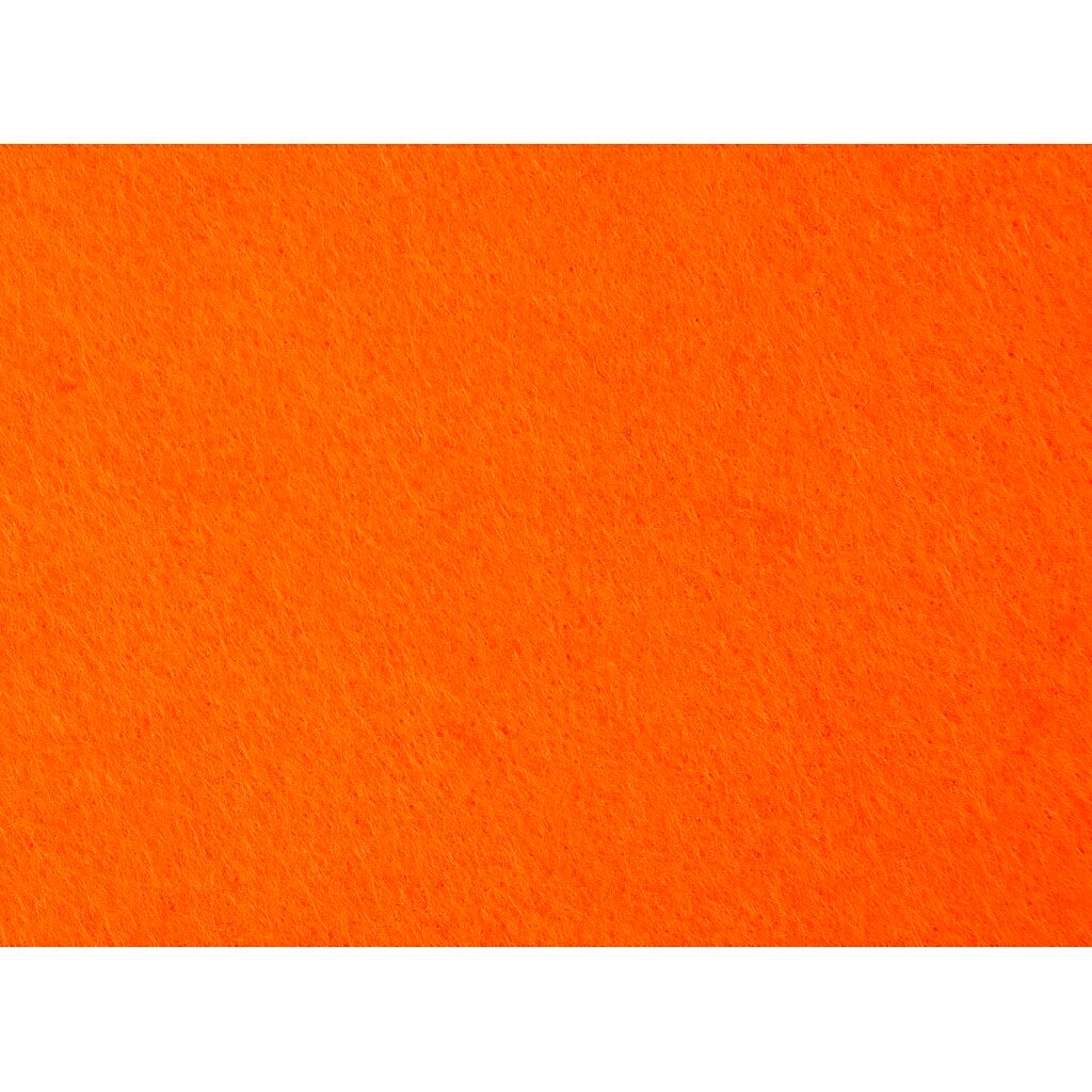 Hobbyfilt, ark 42x60 cm, tykkelse 3 mm, orange, 1 ark