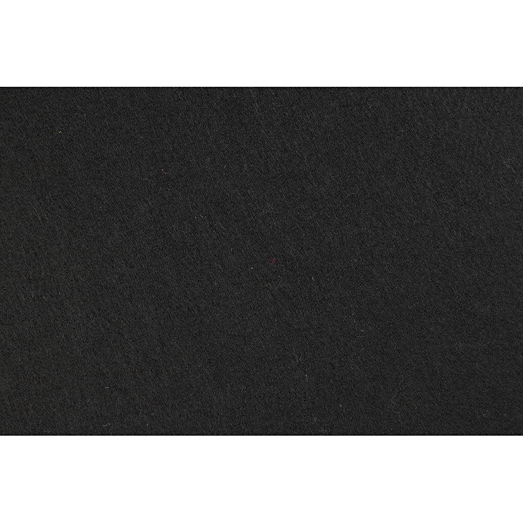 Hobbyfilt, ark 42x60 cm, tykkelse 3 mm, sort, 1 ark